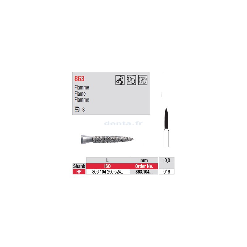 Diamant PM flamme - 863.104.016