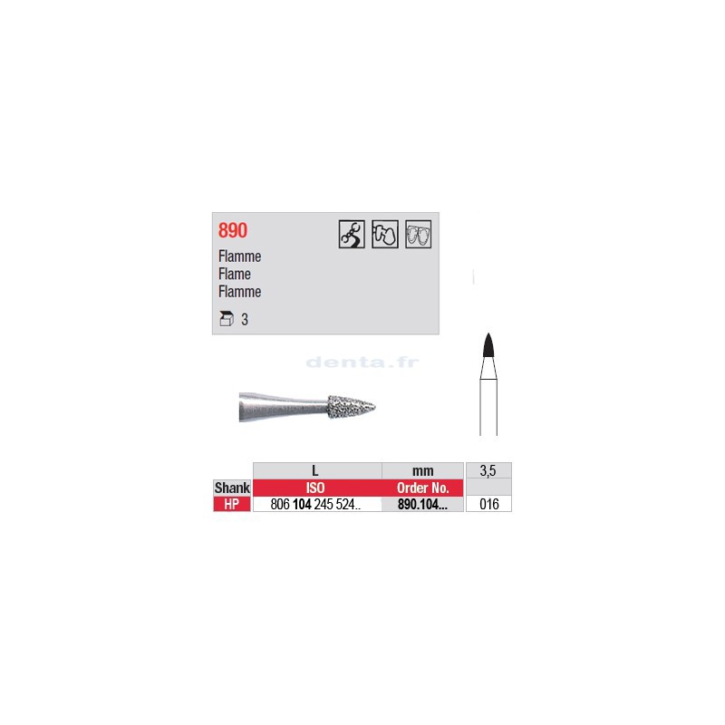 Diamant PM flamme - 890.104.016