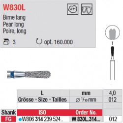 Diamant WhiteTIGER poire - W830L.314.012