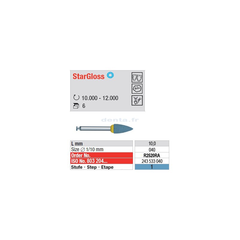  StarGloss - étape 1 - R2520RA 