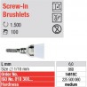  Screw-In Brushlets  - medium - 1481SC 