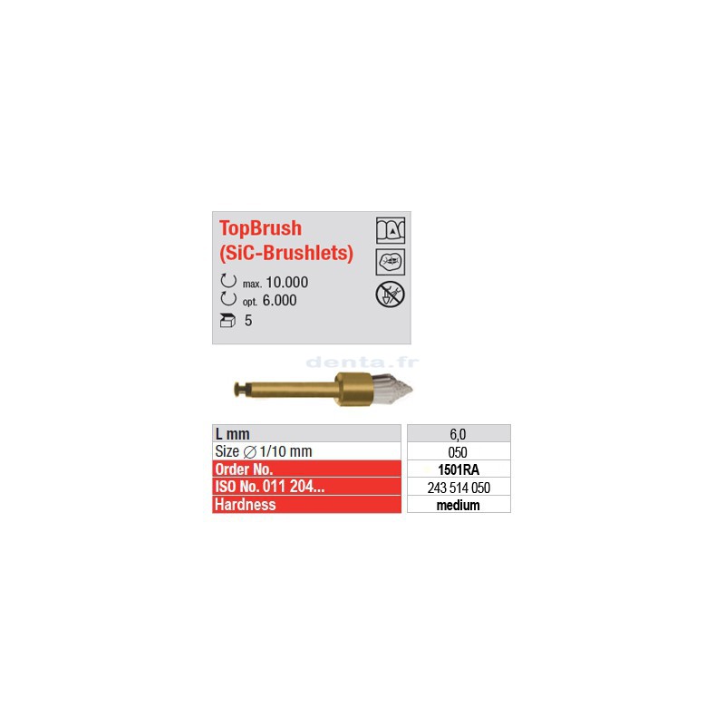  TopBrush (SiC-Brushlets) - 1501RA 