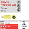  Screw-In Prophylaxis Cups - 1245SC 