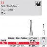  C1 - Fraise carbure de tungstène - CA Rond - C1.204.010 