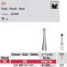  C1 - Fraise carbure de tungstène - CA Rond - C1.204.021 