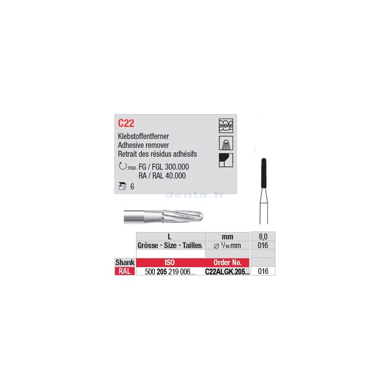  C22 - Retrait des résidus adhésifs - C22ALGK.205.016 