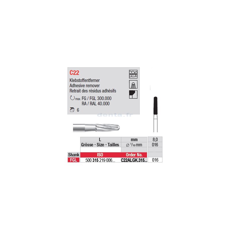  C22 - Retrait des résidus adhésifs - C22ALGK.315.016 