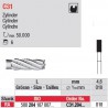 C31 - Fraise carbure de tungstène - C31.204.018 
