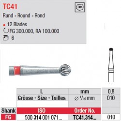  Fraises à finir en C.T. - TC41.314.010 