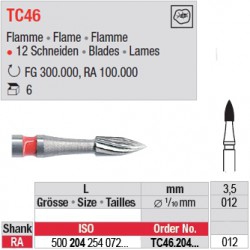  Fraises à finir en C.T. - TC46.204.012 