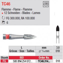  Fraises à finir en C.T. - TC46.314.018 