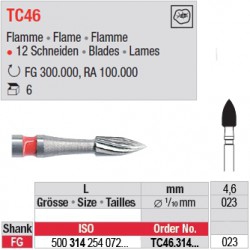  Fraises à finir en C.T. - TC46.314.023 