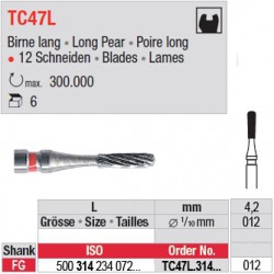  Fraises à finir en C.T. - TC47L.314.012 