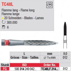  Fraises à finir en C.T. - TC48LF.314.012 