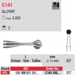  Fraises chirurgicales PML - C141.105.027 