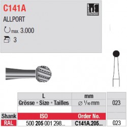  Fraises chirurgicales CAL - C141A.205.023 
