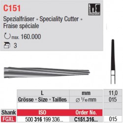  Fraises chirurgicales FGXL - C151.316.015 