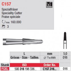  Fraises chirurgicales FGXL - C157.316.016 