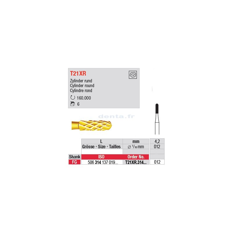  T21XR.314.012 - Cylindre rond 