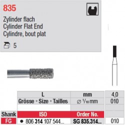 SG 835.314.010-Cylindre,bout plat