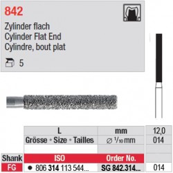 SG 842.314.014 - Cylindre, bout plat