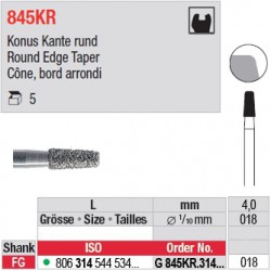 G 845KR.314.018 - Cône, bord arrondi