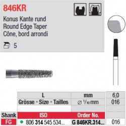 G 846KR.314.016 - Cône, bord arrondi