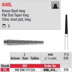 848L.314.016 - Cône, bout plat, long
