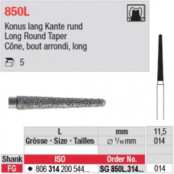 SG 850L.314.014 - Cône, bout arrondi, long