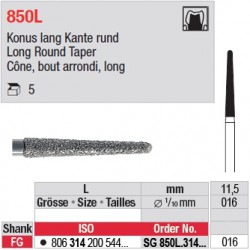 SG 850L.314.016 - Cône, bout arrondi, long