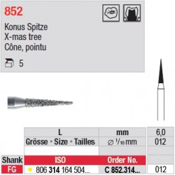 C 852.314.012 - Cône, pointu