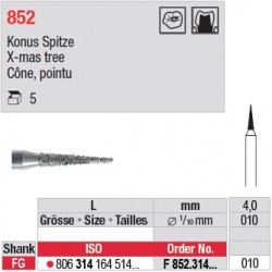 F 852.314.010 - Cône, pointu