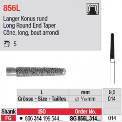 SG 856L.314.014 - Cône, long, bout arrondi