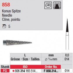F 858.314.014 - Cône, pointu