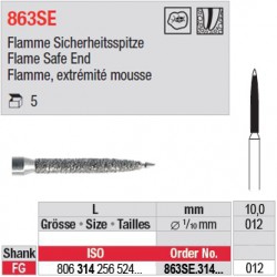 863SE.314.012 - Flamme, extrémité mousse