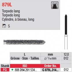 G 879L.314.012 - Cylindre, à biseau, long