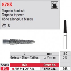 F 878K.314.018 - Cône allongé, à biseau