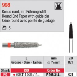 F 998.314.021 - Cône round avec pointe de guidage