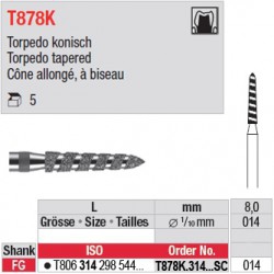 T878K.314.014SC - Cône allongé, à biseau