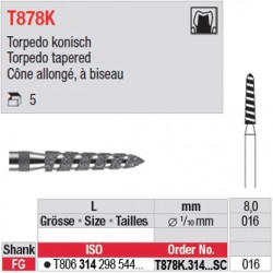 T878K.314.016SC - Cône allongé, à biseau
