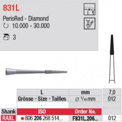 F 831L.206.012 - PerioRed - Diamond