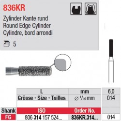 836KR.314.014-Cylindre, bord arrondi
