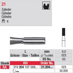  21.204.023 - Fraise en acier - Cylindre 