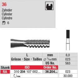  36.204.023 - Fraise en acier - Cylindre 