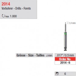 2014-6 - Forets pour tenons 0,5mm