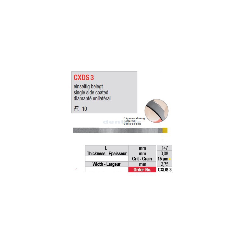 CXDS 3 - diamanté unilatéral