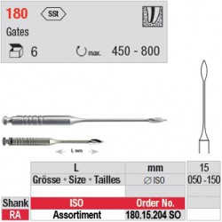 180.15.204SO - Gates - Assortiment 6 tailles (courts)