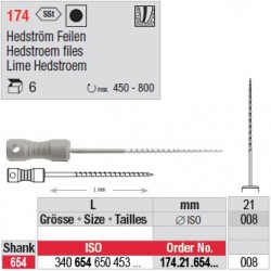 174.21.654.008 - Limes Hedstroem manuelles - courtes