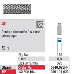 Fraise en carbure - 0840.023HP