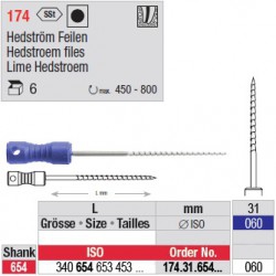 174.31.654.060 - Limes Hedstroem manuelles - longues+